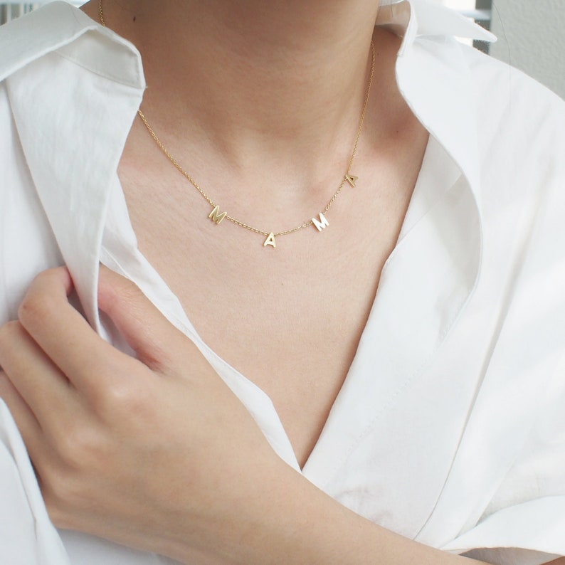 Custom Letter Necklace