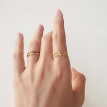 Custom Name Ring
