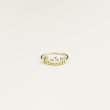 Gothic Name Ring