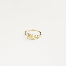 Gothic Name Ring