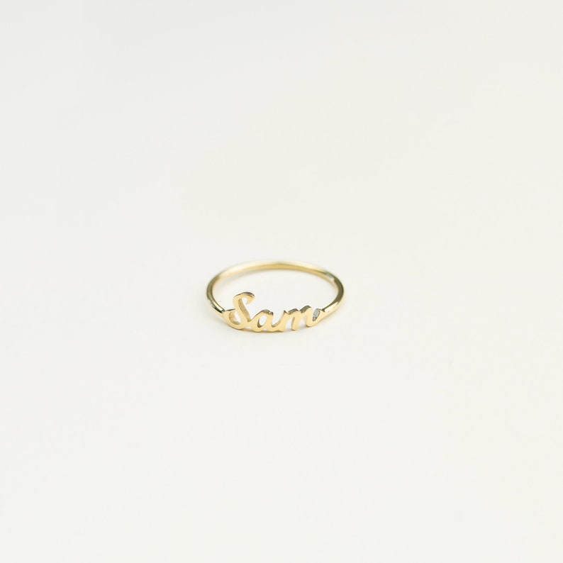 Personalized Name Ring