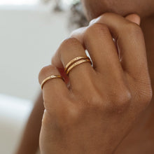 Dainty Stacking Name Ring