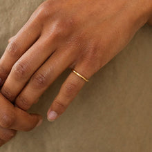 Custom Engraved Thin Band Ring