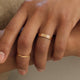 Dainty Stacking Name Ring