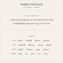 Custom Script Name Necklace