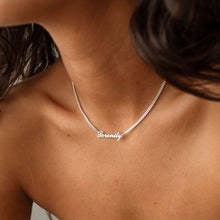 Custom Script Name Necklace