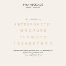 Pavé Multiple Name Necklace