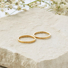 Dainty Stacking Name Ring