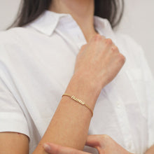 Custom Name Bracelet Bold Curb Chain