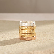 Engraved Name Band Ring
