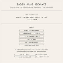 Engraved Name Bar Necklace