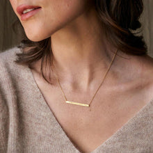 Engraved Name Bar Necklace