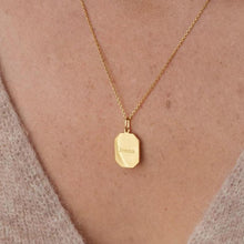 Engraved Name Pendant Necklace